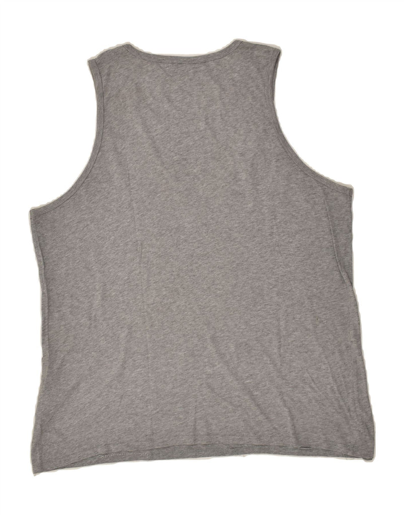 NIKE Mens Vest Top Large Grey Cotton | Vintage Nike | Thrift | Second-Hand Nike | Used Clothing | Messina Hembry 