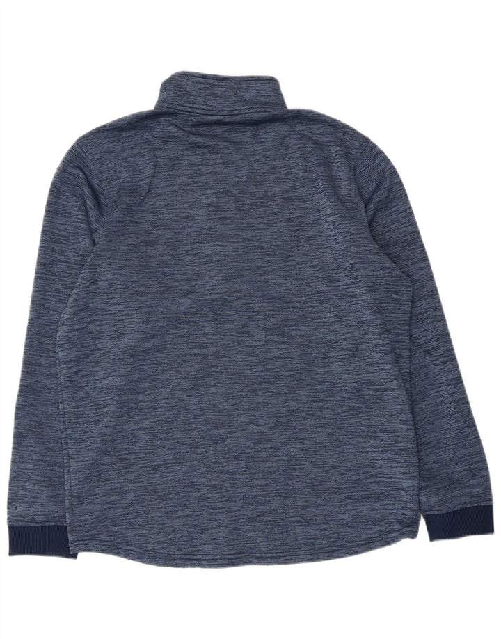 Under Armour Mens Cold Gear Sweatshirt Jumper Medium Navy Blue Flecked