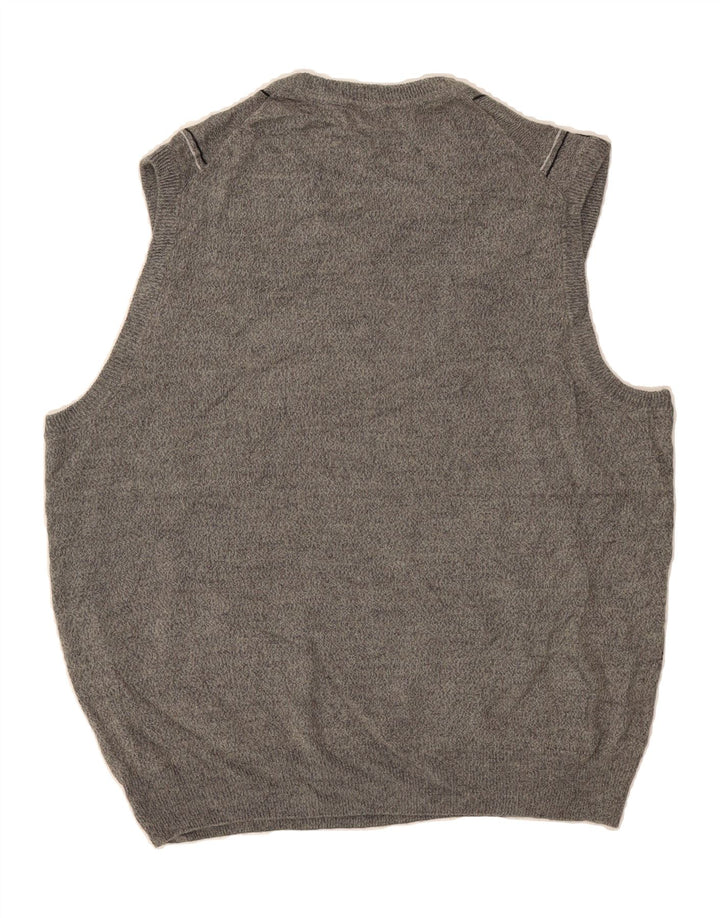 DOCKERS Mens Vest Tank Top Large Grey Check Vintage Dockers and Second-Hand Dockers from Messina Hembry 