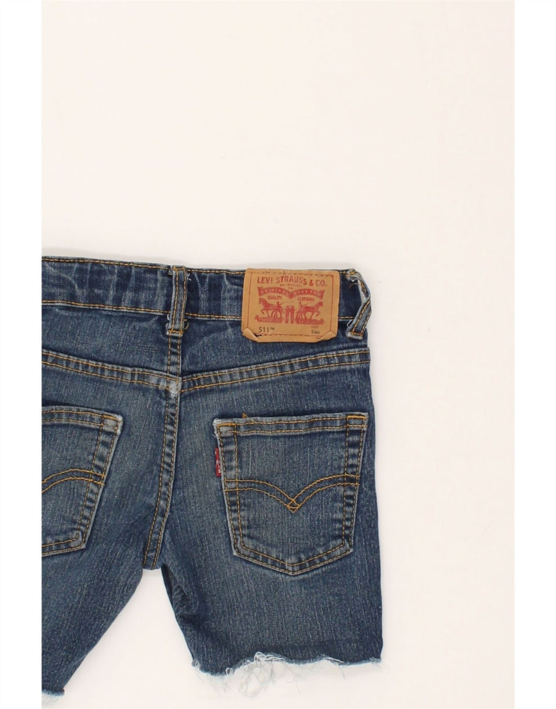 LEVI'S Girls 511 Denim Shorts 4-5 Years W20  Blue Cotton | Vintage Levi's | Thrift | Second-Hand Levi's | Used Clothing | Messina Hembry 