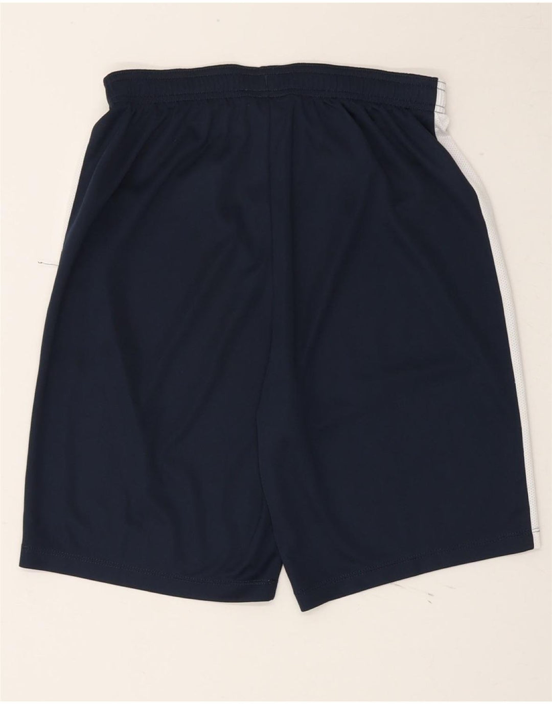 NIKE Mens Dri Fit Sport Shorts Small  Navy Blue Colourblock Polyester Vintage Nike and Second-Hand Nike from Messina Hembry 