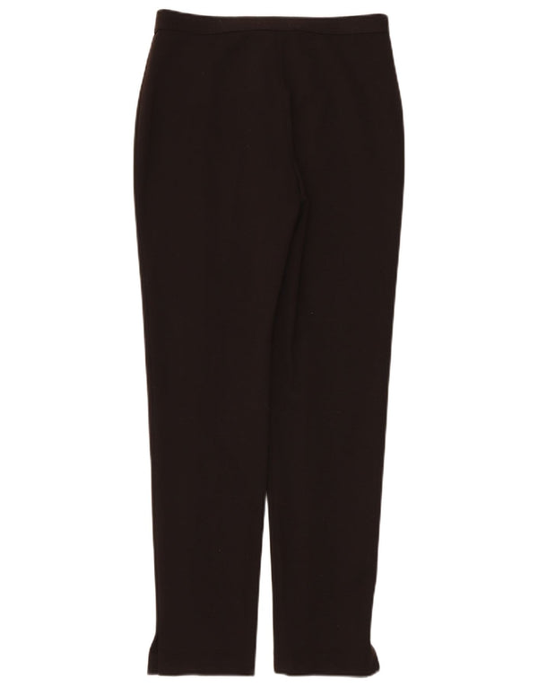 Luisa Spagnoli Womens Slim Casual Trousers IT 42 Medium W28 L30 Brown