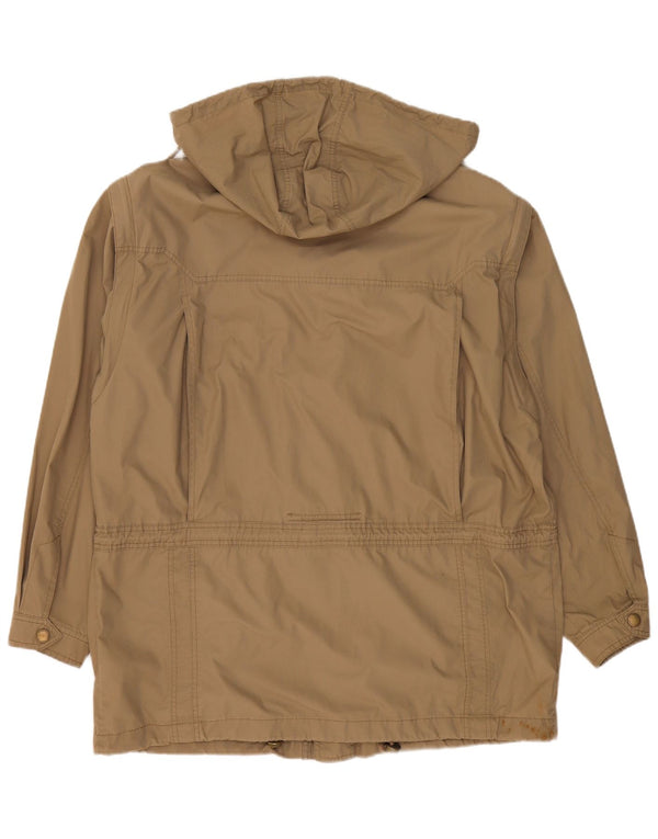 Camel Active Mens Hooded Utility Jacket IT 55 2XL Khaki Cotton