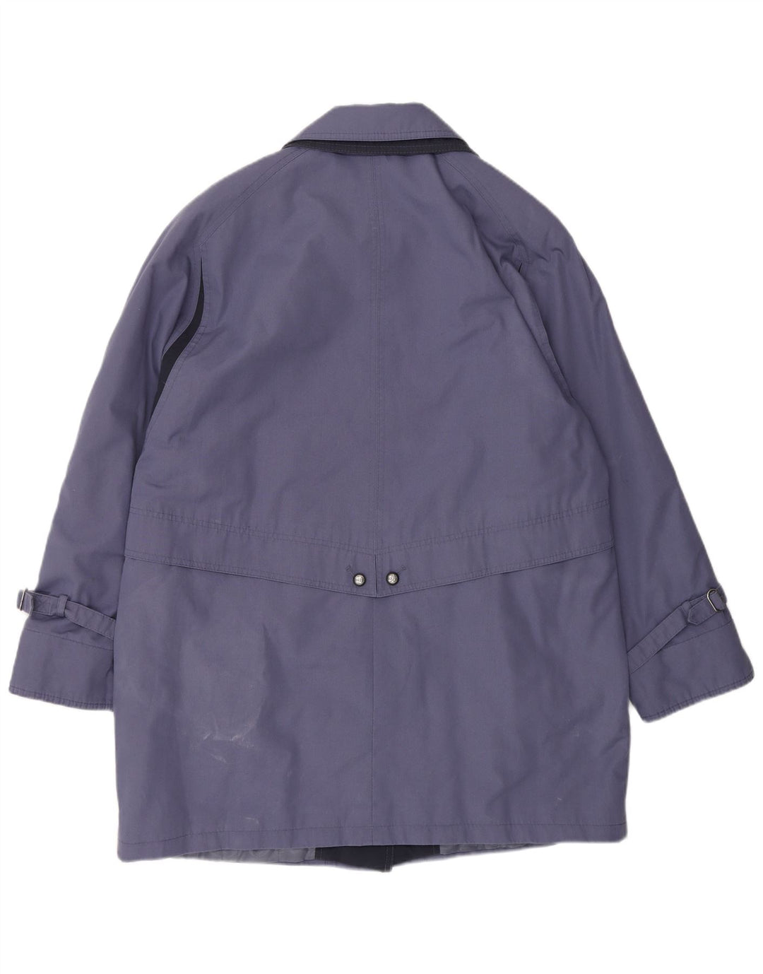Vintage Womens Oversized Overcoat UK 14 Large Blue