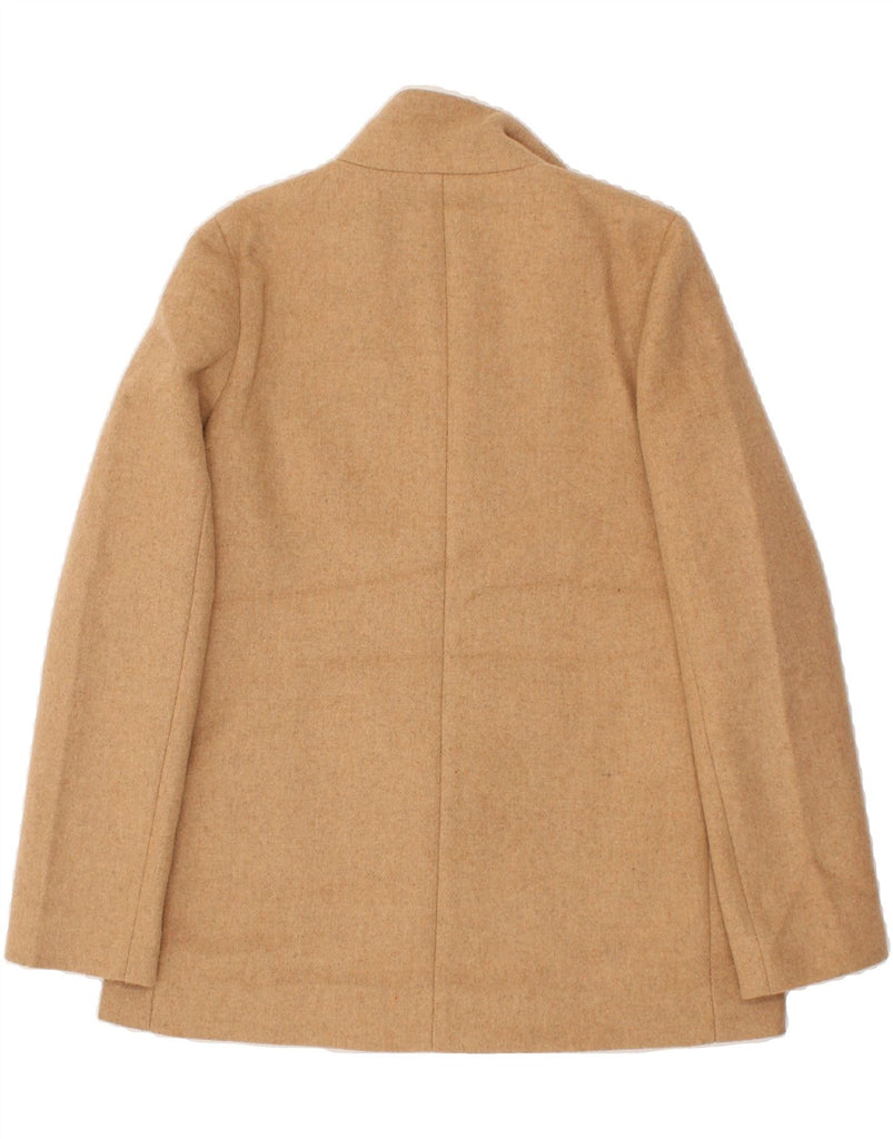 J. CREW Womens Overcoat US 0 XS Beige Wool | Vintage J. Crew | Thrift | Second-Hand J. Crew | Used Clothing | Messina Hembry 