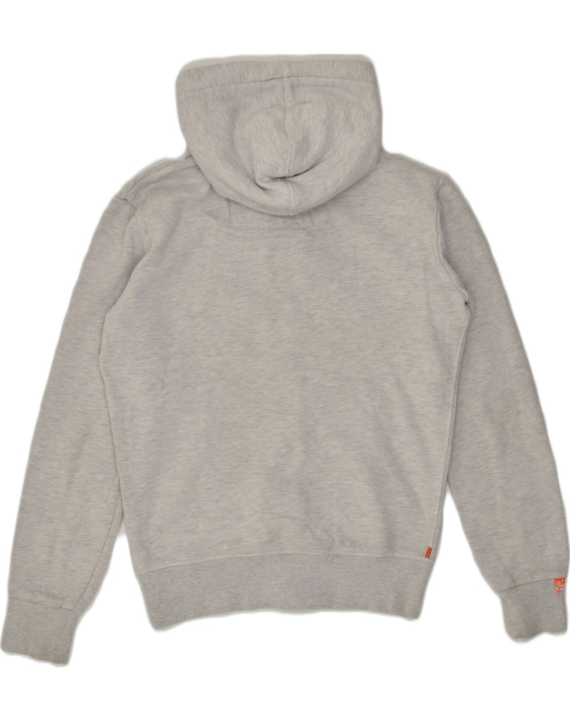 SUPERDRY Mens Zip Hoodie Sweater Small Grey Cotton | Vintage Superdry | Thrift | Second-Hand Superdry | Used Clothing | Messina Hembry 