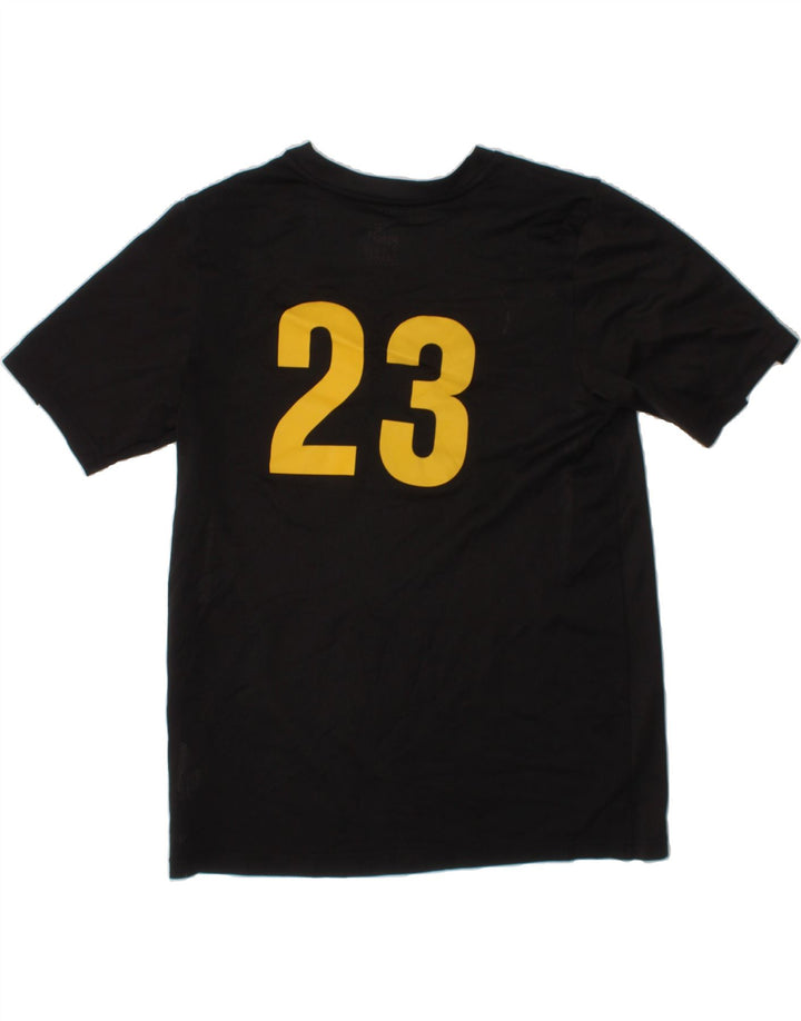 PUMA Boys Graphic T-Shirt Top 13-14 Years Black Polyester Vintage Puma and Second-Hand Puma from Messina Hembry 