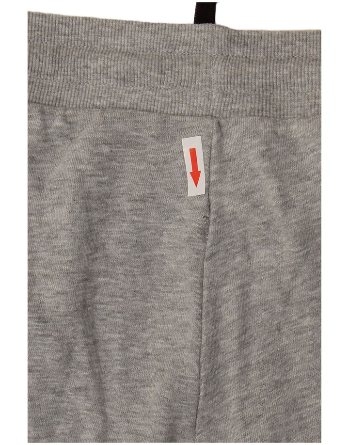 KAPPA Mens Graphic Tracksuit Trousers Joggers Medium Grey Colourblock