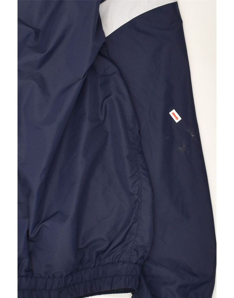 TOMMY HILFIGER Mens Bomber Jacket UK 36 Small Navy Blue Polyamide | Vintage Tommy Hilfiger | Thrift | Second-Hand Tommy Hilfiger | Used Clothing | Messina Hembry 