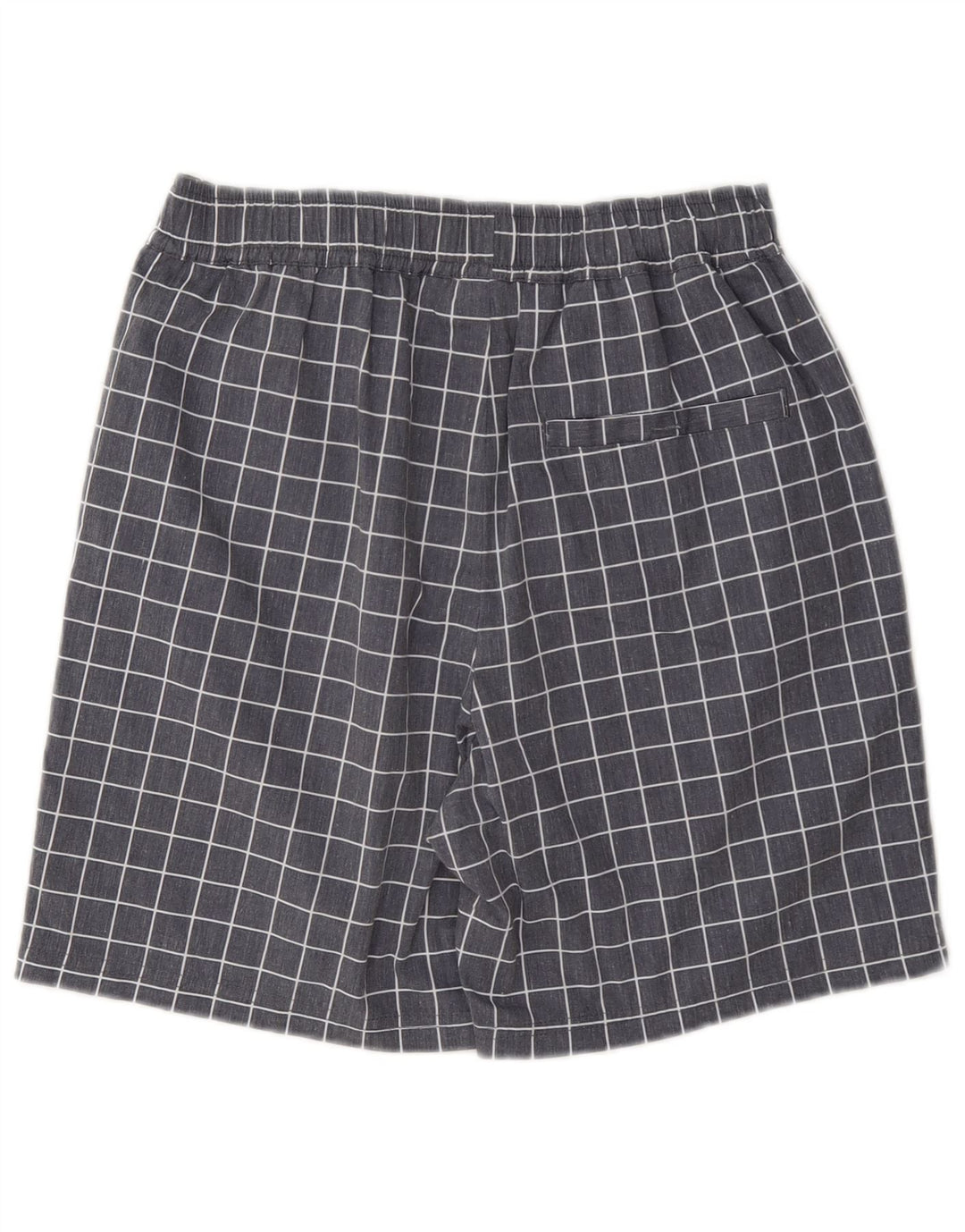 Fila Mens Sport Shorts XS Grey Check Polyester