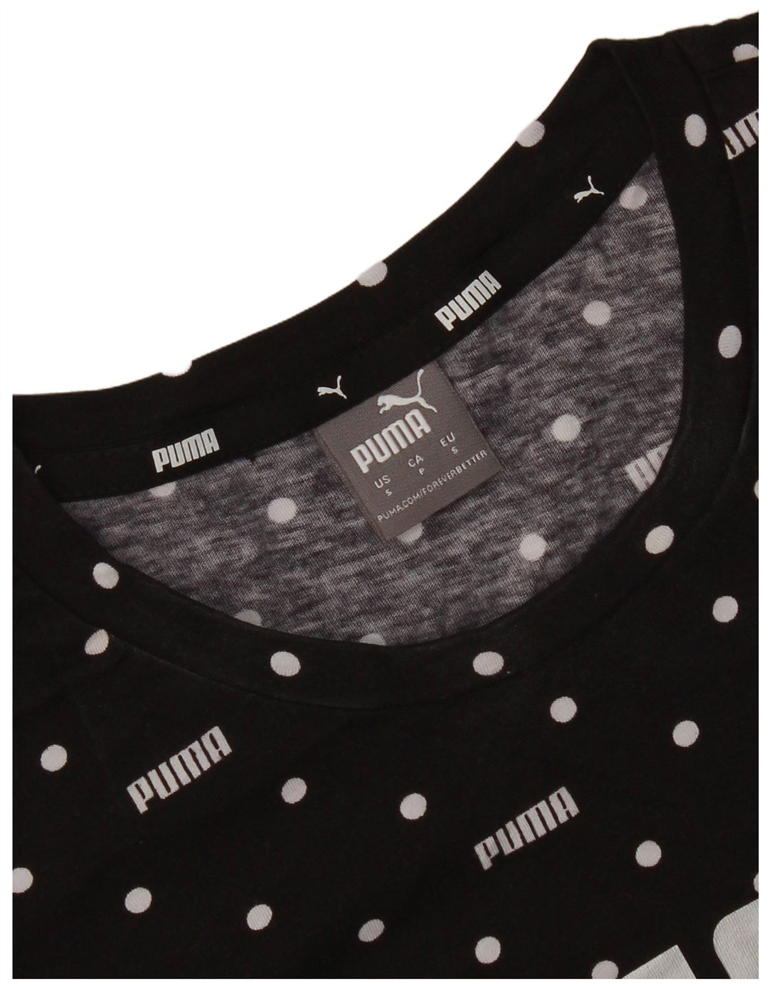 Puma Mens Graphic T-Shirt Top Small Black