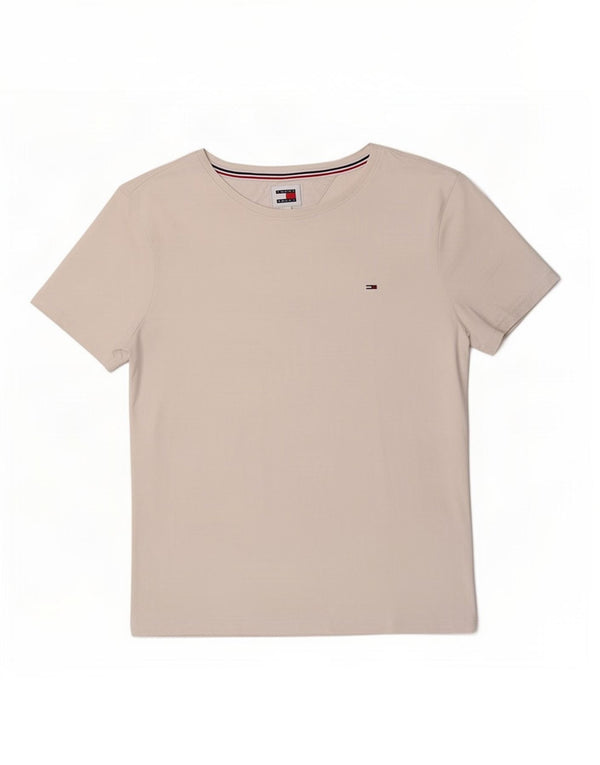 Tommy Hilfiger Womens T-Shirt Top UK 10 Small White