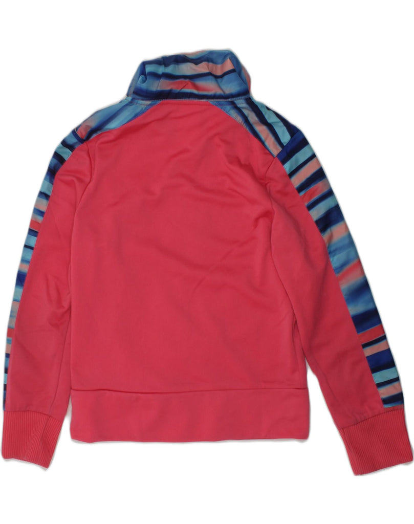 ADIDAS Girls Tracksuit Top Jacket 7-8 Years Pink Colourblock | Vintage Adidas | Thrift | Second-Hand Adidas | Used Clothing | Messina Hembry 