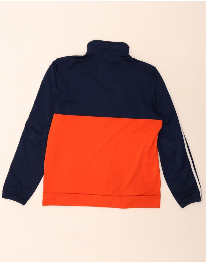 ADIDAS Mens Tracksuit Top Jacket Medium Navy Blue Colourblock Polyester Vintage Adidas and Second-Hand Adidas from Messina Hembry 