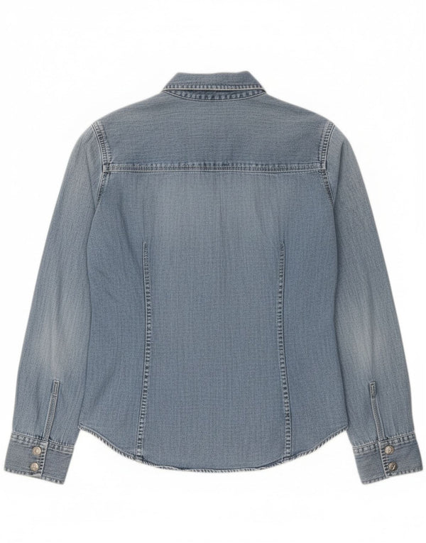 Calvin Klein Jeans Womens Denim Shirt Medium Blue Cotton