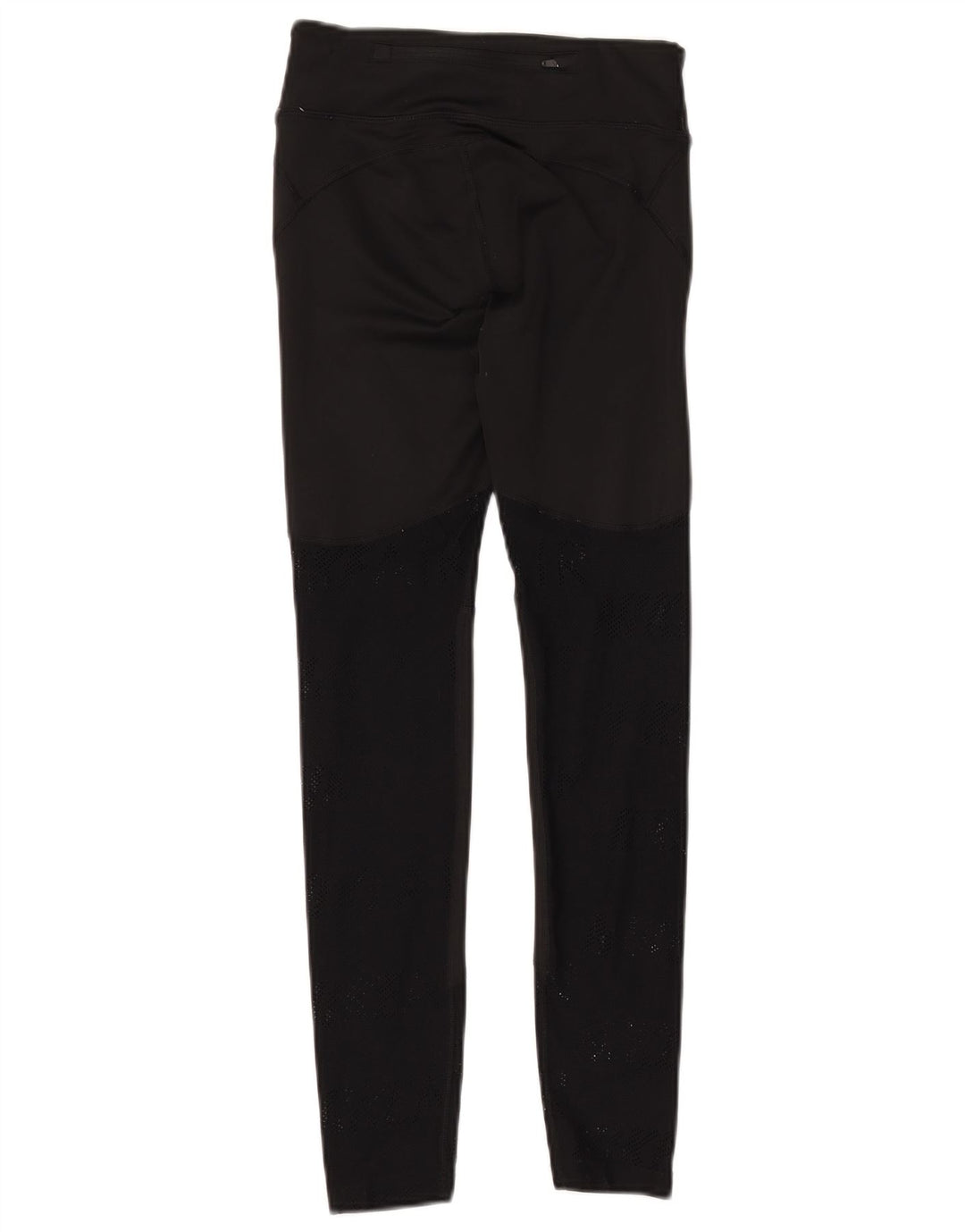 Nike Womens Dri Fit Graphic Leggings UK 4 XS  Black Polyester