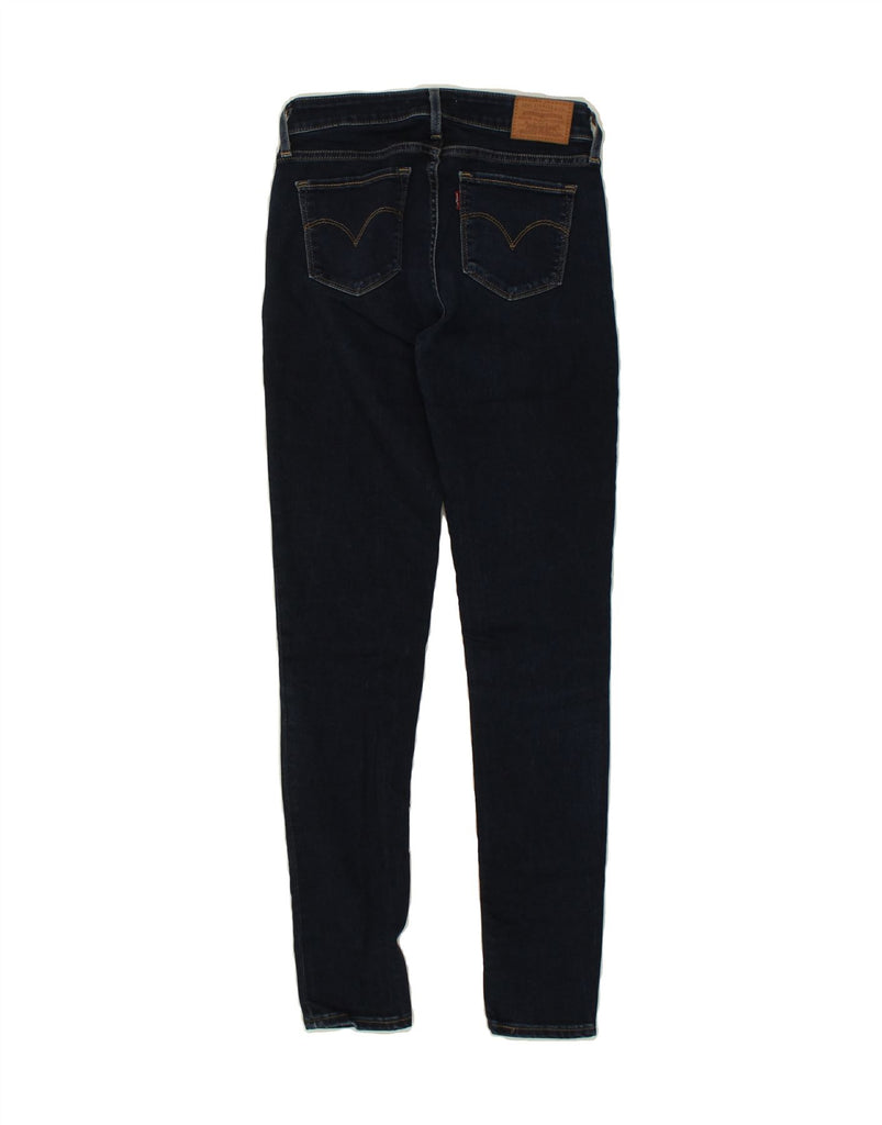 LEVI'S Womens 711 Skinny Jeans W25 L29 Navy Blue Cotton Vintage Levi's and Second-Hand Levi's from Messina Hembry 