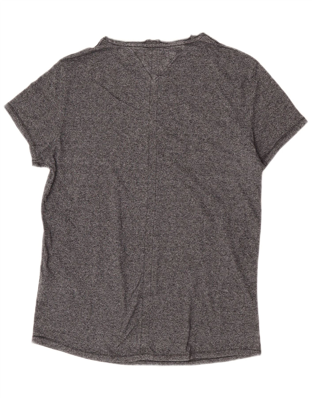 Tommy Hilfiger Womens T-Shirt Top UK 14 Medium Grey Cotton