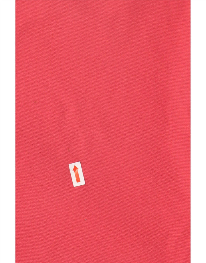 MURPHY & NYE Mens Straight Casual Trousers W34 L32 Red Cotton