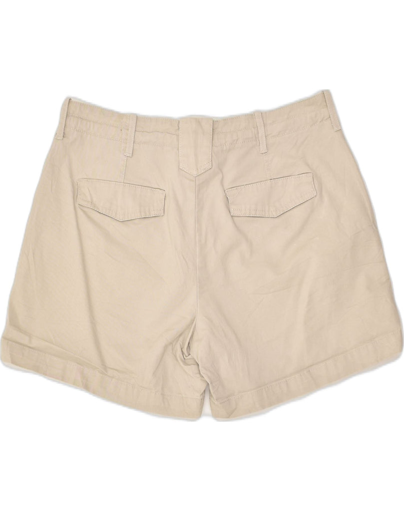 LEE Womens Chino Shorts US 10 Large W32  Beige Cotton | Vintage Lee | Thrift | Second-Hand Lee | Used Clothing | Messina Hembry 