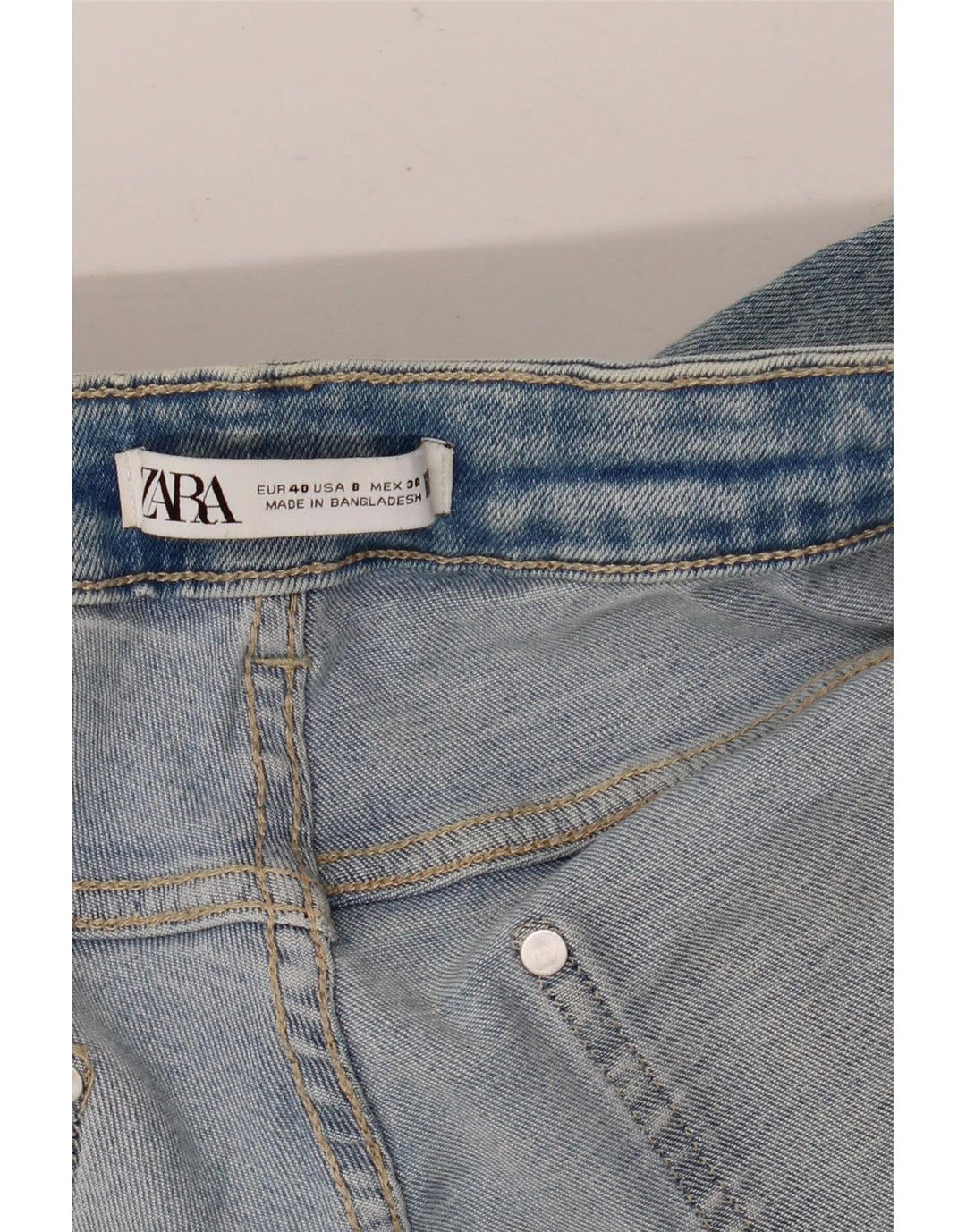 Zara Womens Skinny Jeans EU 40 Medium W30 L28 Blue