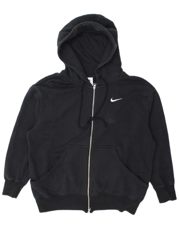 Nike Mens Loose Fit Zip Hoodie Sweater Small Black Cotton