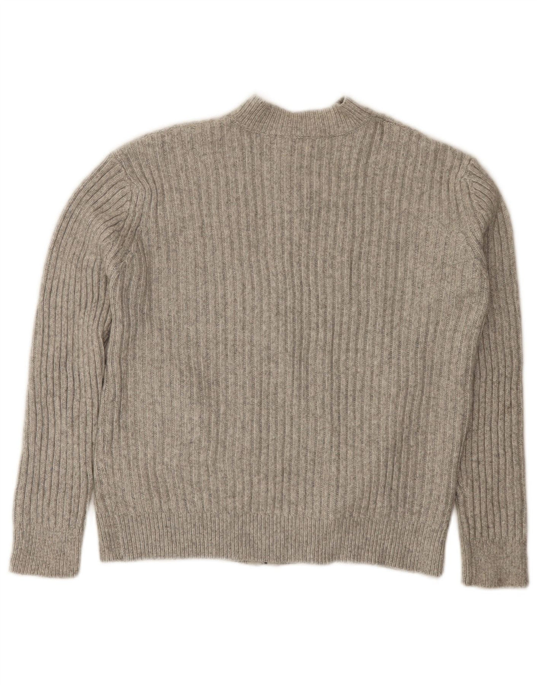 Marks & Spencer Womens Cardigan Sweater UK 10 Small Grey Polyester