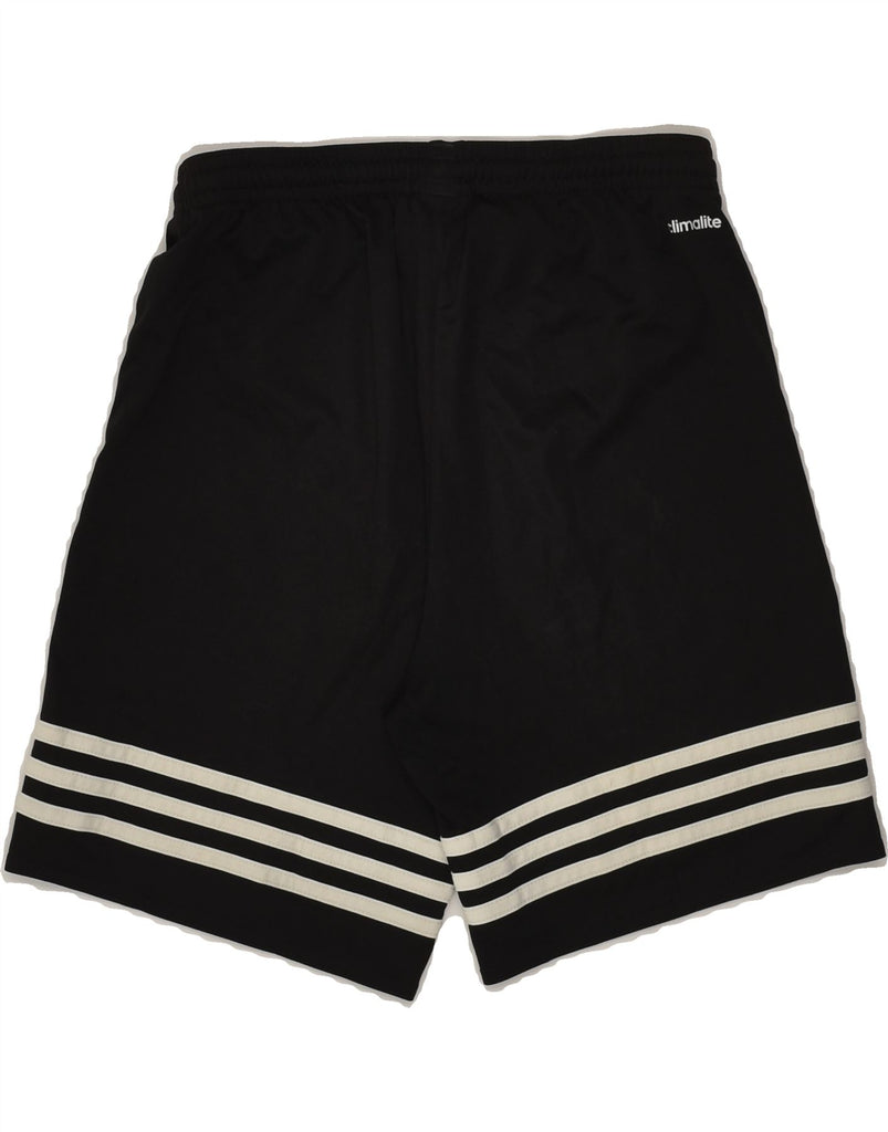 ADIDAS Boys Climalite Sport Shorts 11-12 Years Large Black Polyester | Vintage Adidas | Thrift | Second-Hand Adidas | Used Clothing | Messina Hembry 