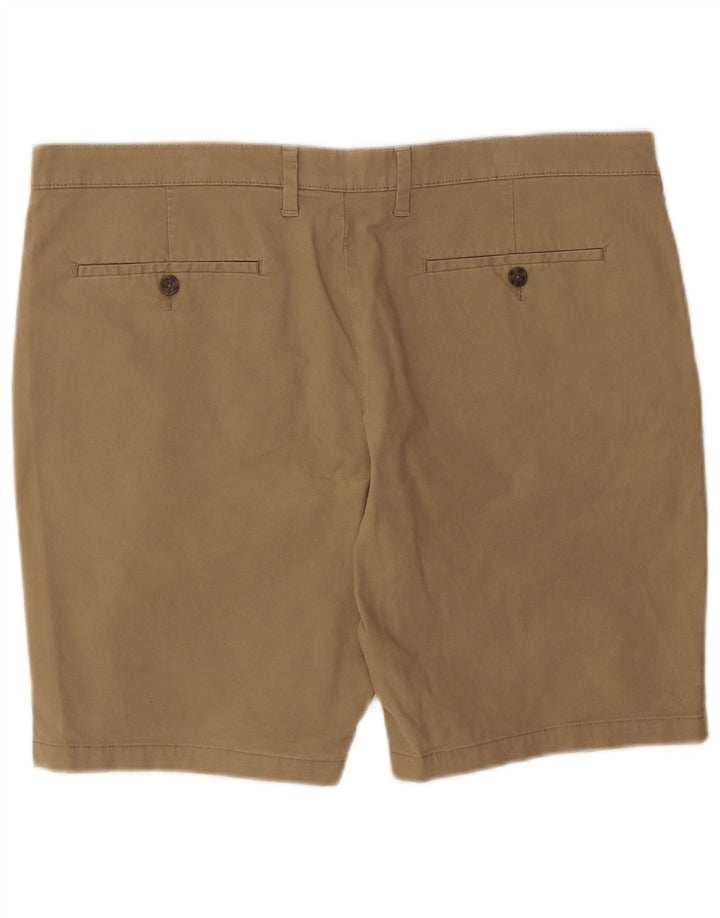 MARKS & SPENCER Mens Chino Shorts W40 XL Beige Cotton