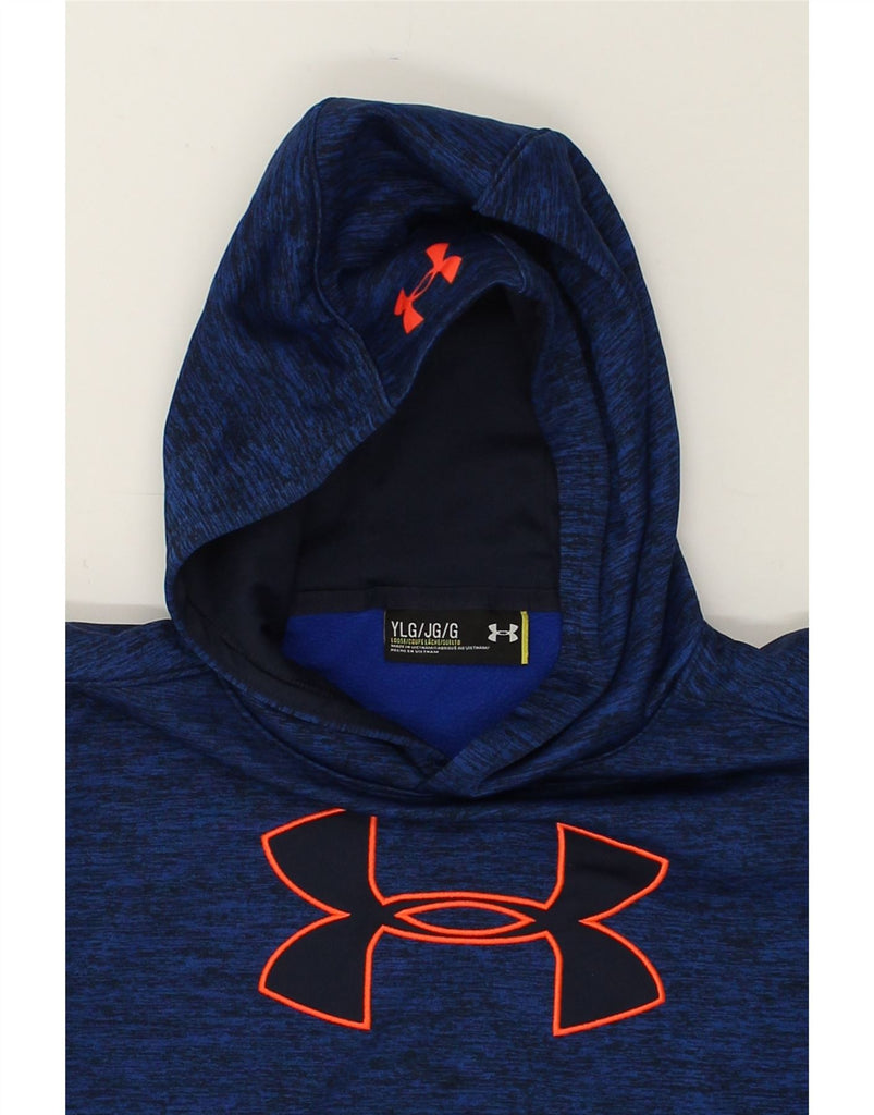 UNDER ARMOUR Boys Graphic Hoodie Jumper 14-15 Years Large Blue | Vintage Under Armour | Thrift | Second-Hand Under Armour | Used Clothing | Messina Hembry 