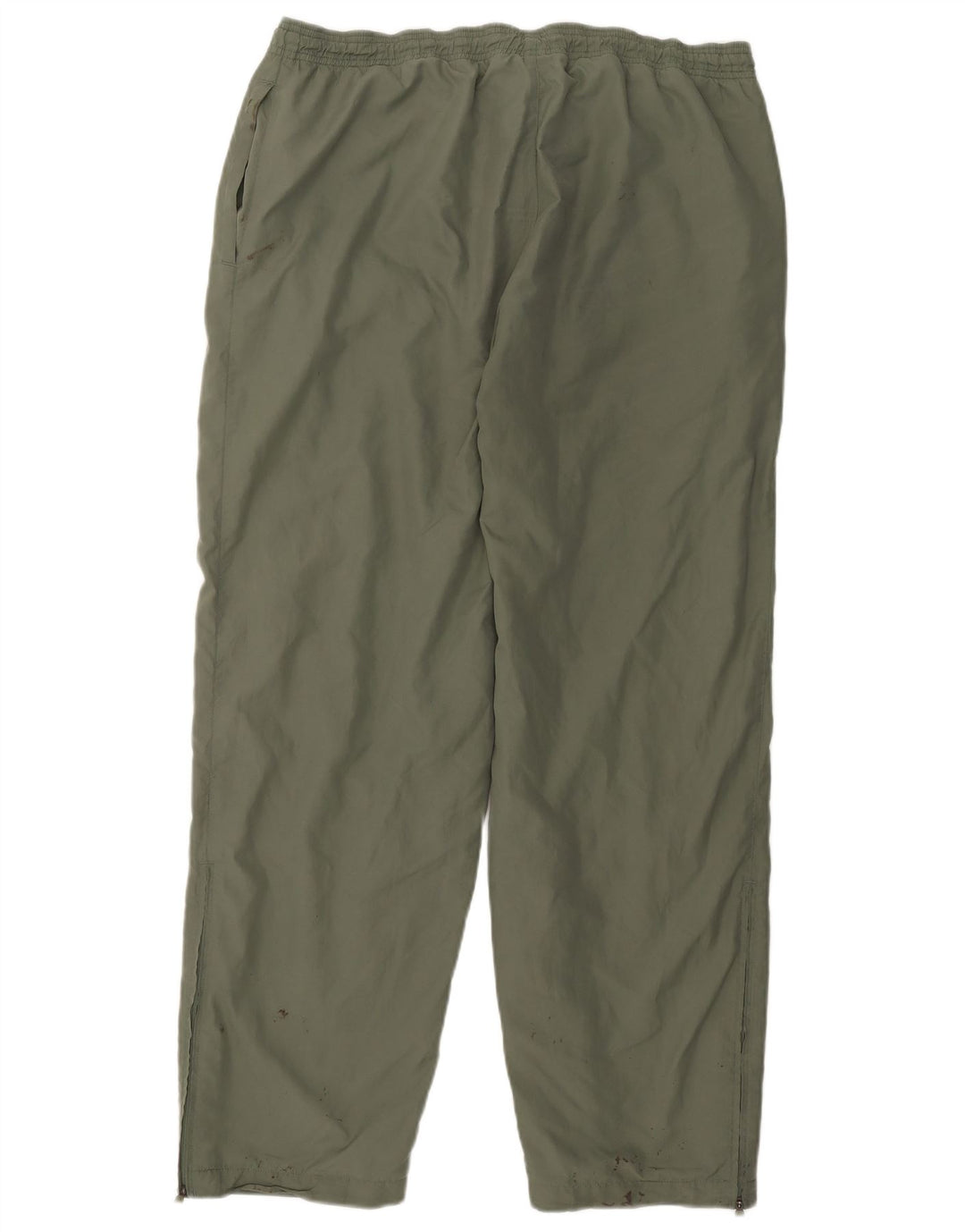 Adidas Mens Tracksuit Trousers UK 44/46 Large Khaki Polyester