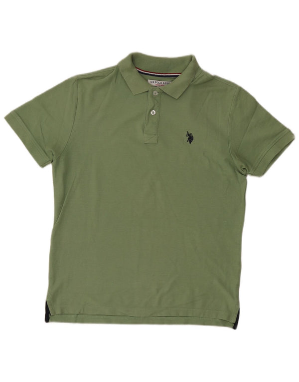 U.S. Polo Assn. Mens Polo Shirt Small Khaki Cotton