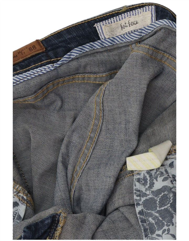 Fat Face Womens Cropped Jeans W34 L24 Blue