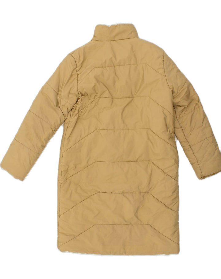 MAX & CO. Womens Padded Coat UK 18 XL Beige Polyester | Vintage Max & Co. | Thrift | Second-Hand Max & Co. | Used Clothing | Messina Hembry 