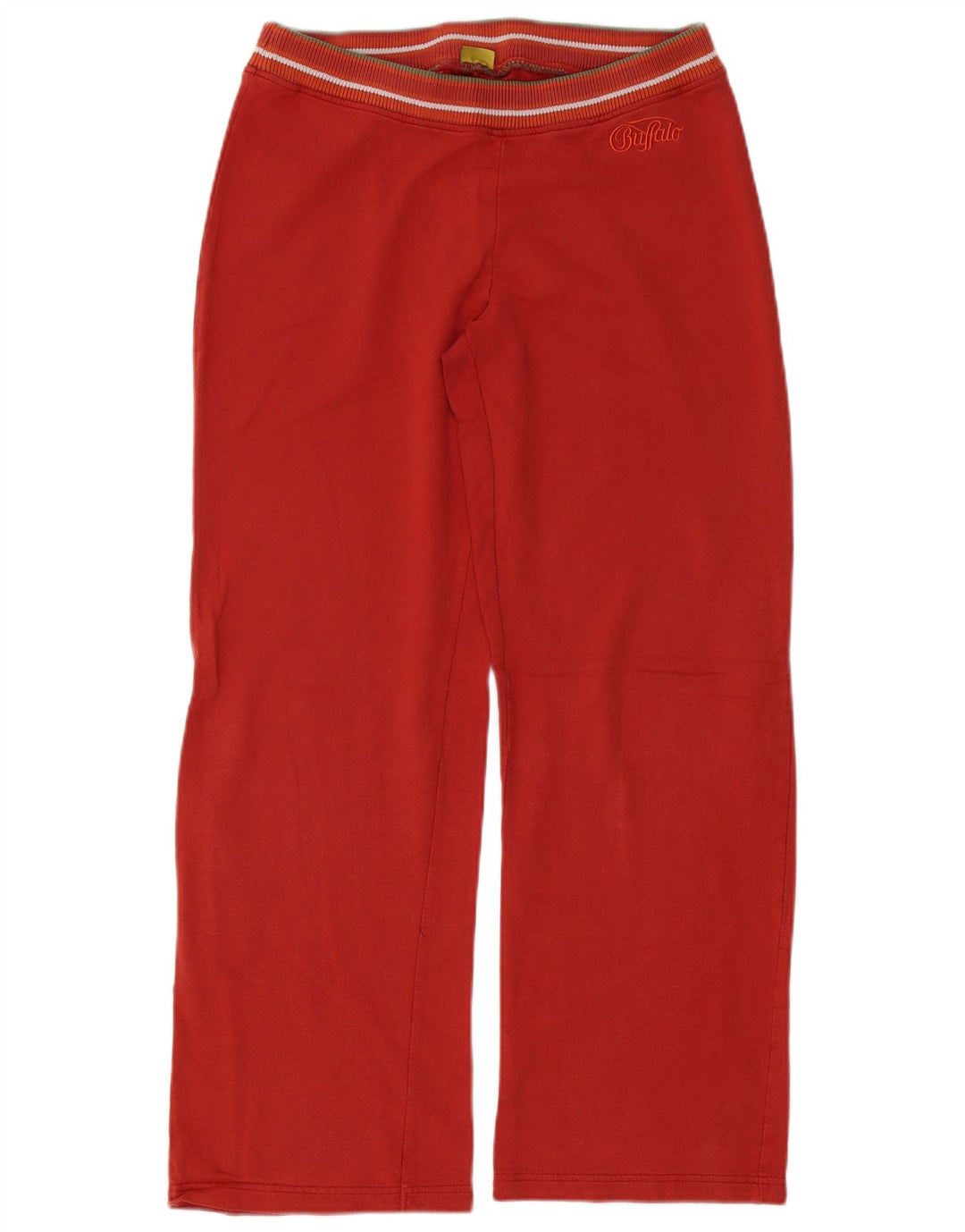 BUFFALO Womens Tracksuit Trousers UK 10/12 Medium  Orange Cotton