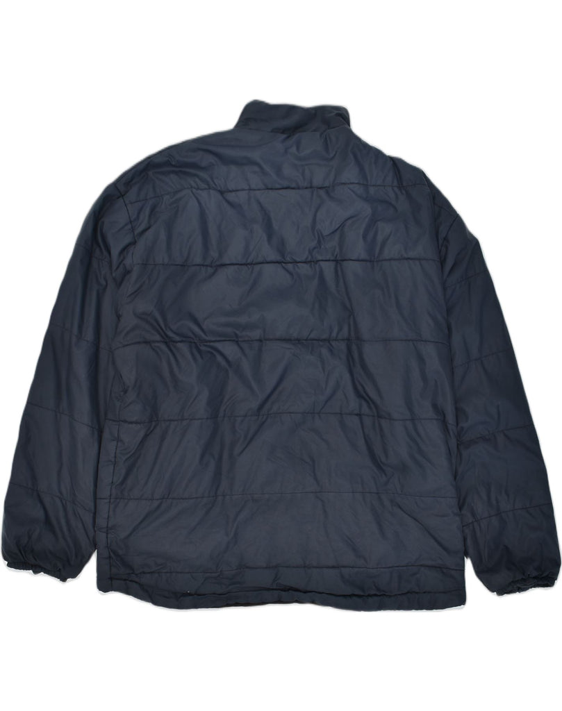 KAPPA Mens Padded Jacket UK 42 XL Navy Blue Polyester | Vintage | Thrift | Second-Hand | Used Clothing | Messina Hembry 