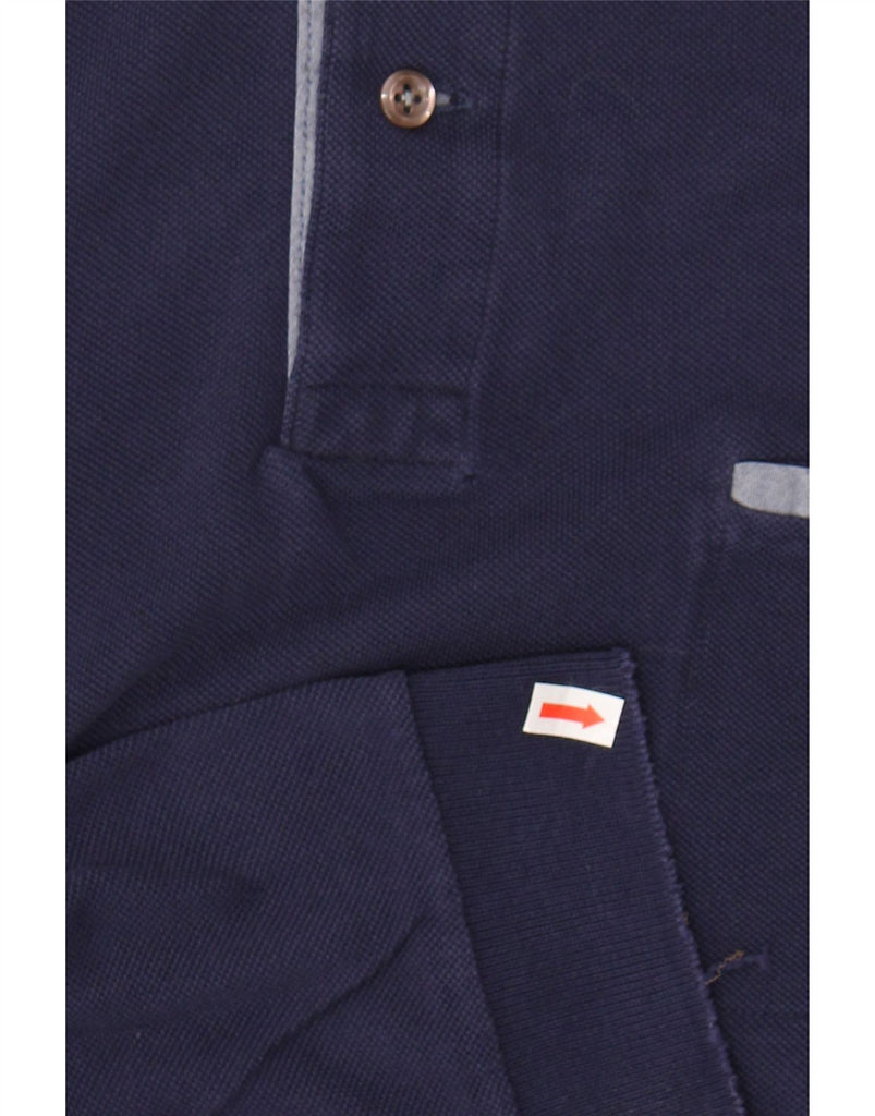LACOSTE Mens Classic Fit Long Sleeve Polo Shirt Size 6 XL Navy Blue Cotton Vintage Lacoste and Second-Hand Lacoste from Messina Hembry 