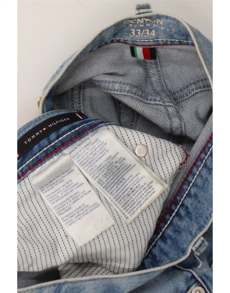 TOMMY HILFIGER Mens Slim Jeans W33 L34 Blue Cotton Vintage Tommy Hilfiger and Second-Hand Tommy Hilfiger from Messina Hembry 