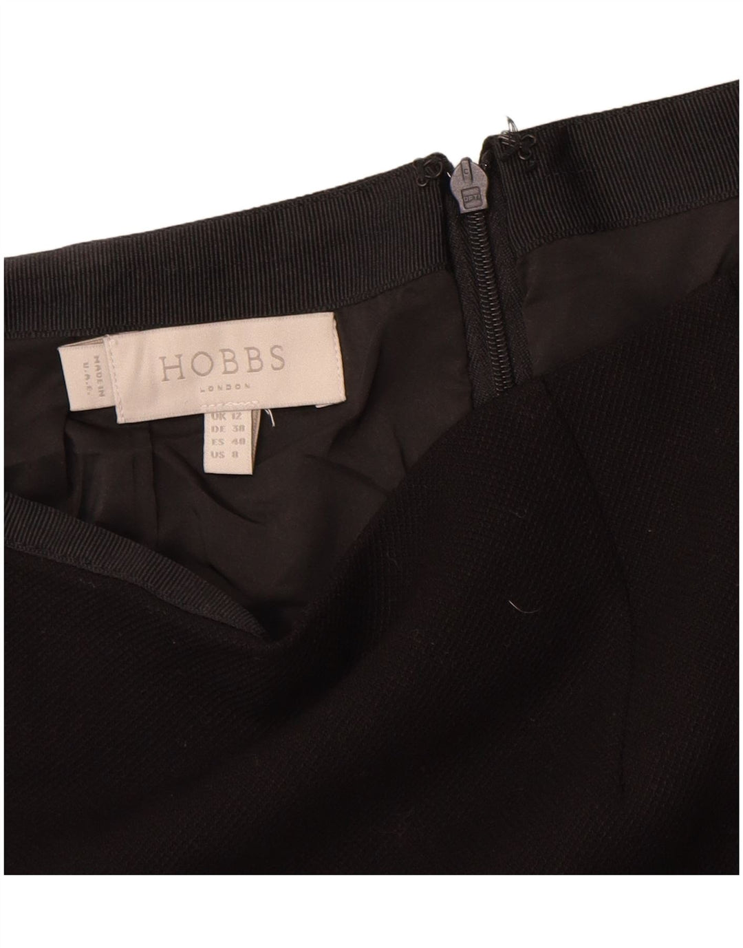 HOBBS Womens Pencil Skirt UK 12 Medium W30 Black Polyester