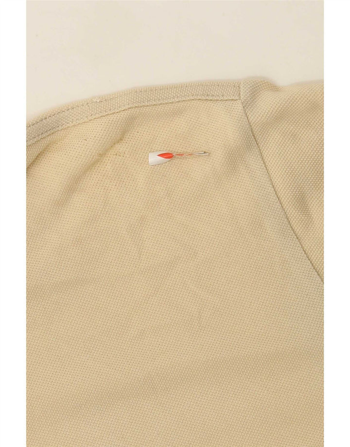 Kappa Mens Polo Shirt Large Yellow Cotton