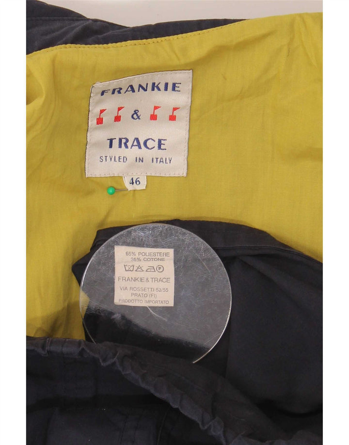 Frankie & Trace Mens Utility Jacket IT 46 Large Navy Blue Polyester