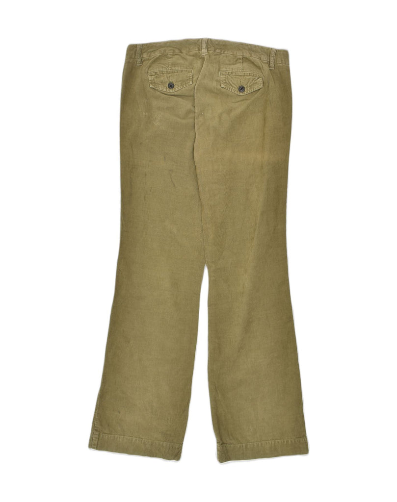 J. CREW Womens Bootcut Corduroy Trousers US 6 Medium W32 L33 Khaki Cotton | Vintage J. Crew | Thrift | Second-Hand J. Crew | Used Clothing | Messina Hembry 