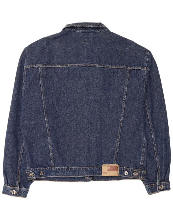 Mustang Mens Denim Jacket UK 42 XL Navy Blue Cotton
