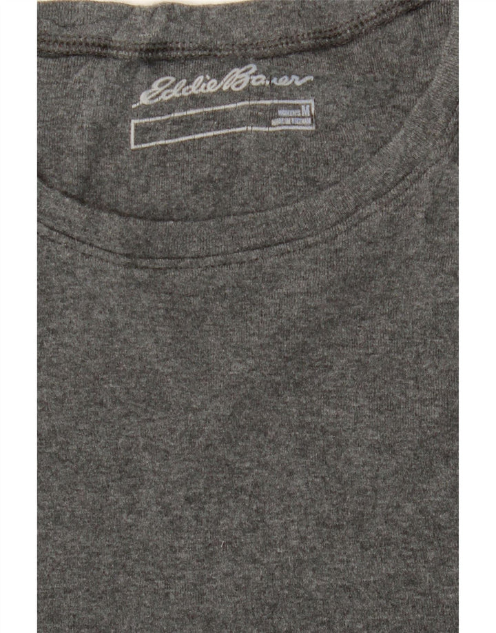 EDDIE BAUER Womens T-Shirt Dress UK 12 Medium Grey Cotton Vintage Eddie Bauer and Second-Hand Eddie Bauer from Messina Hembry 
