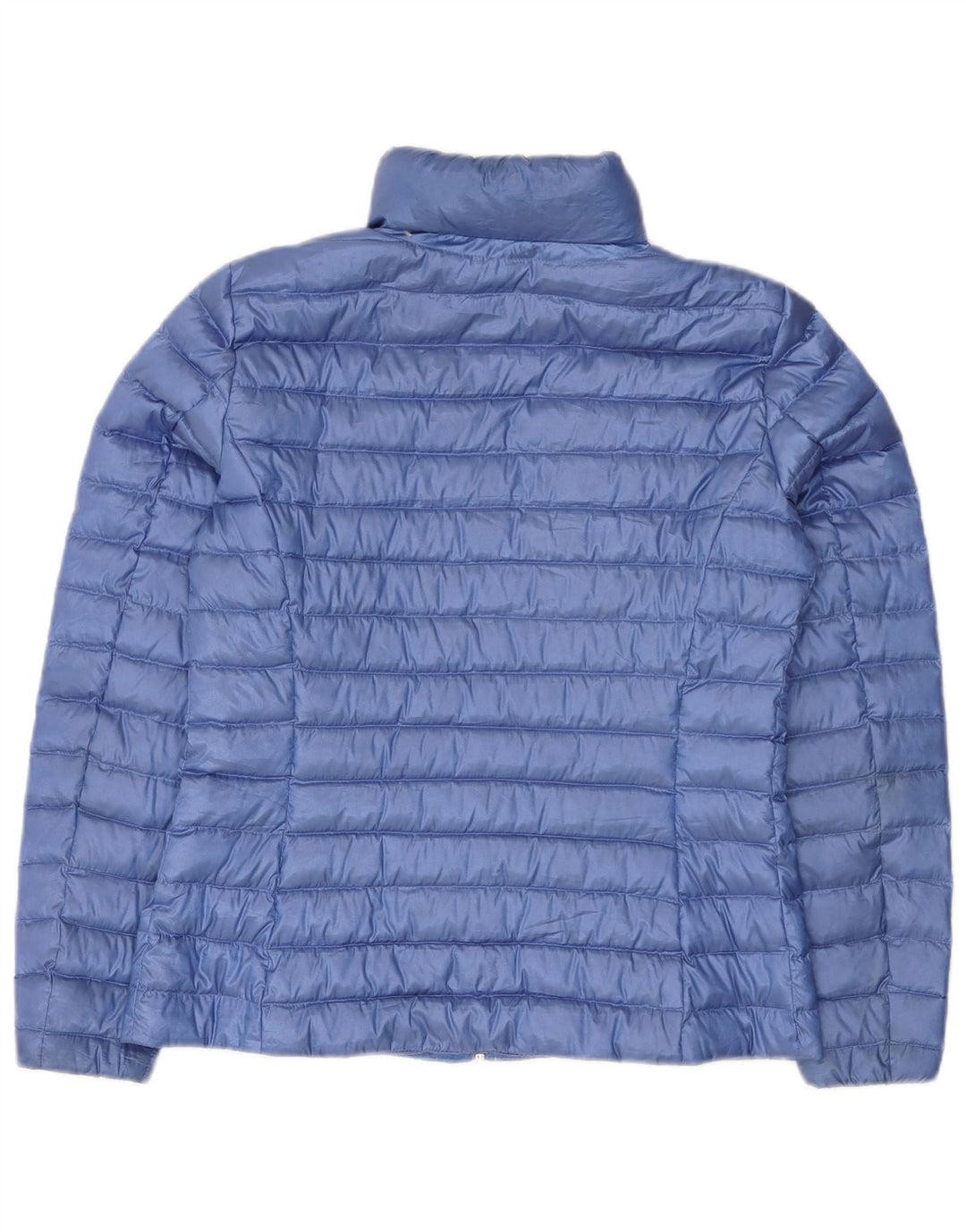 Massimo Dutti Womens Padded Jacket UK 12 Medium Blue Polyester