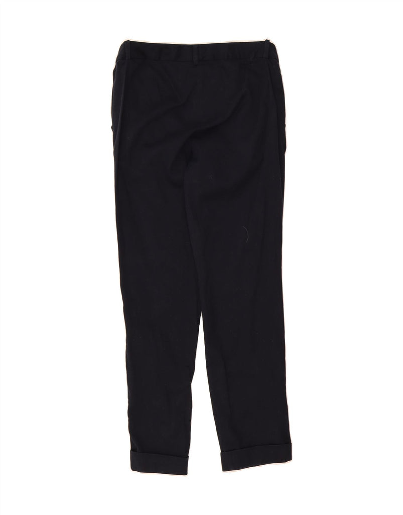 BROOKS BROTHERS Womens Slim Chino Trousers UK 10 Small W32 L30 Navy Blue Vintage Brooks Brothers and Second-Hand Brooks Brothers from Messina Hembry 