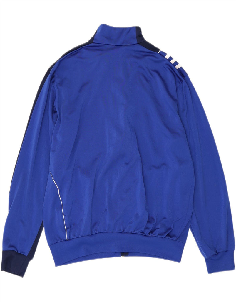 ADIDAS Mens Tracksuit Top Jacket UK 40/42 Medium Blue Colourblock Vintage Adidas and Second-Hand Adidas from Messina Hembry 