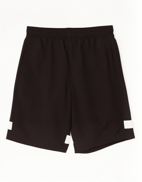 Nike Boys Sport Shorts 12-13 Years Large Black Colourblock Polyester Sports