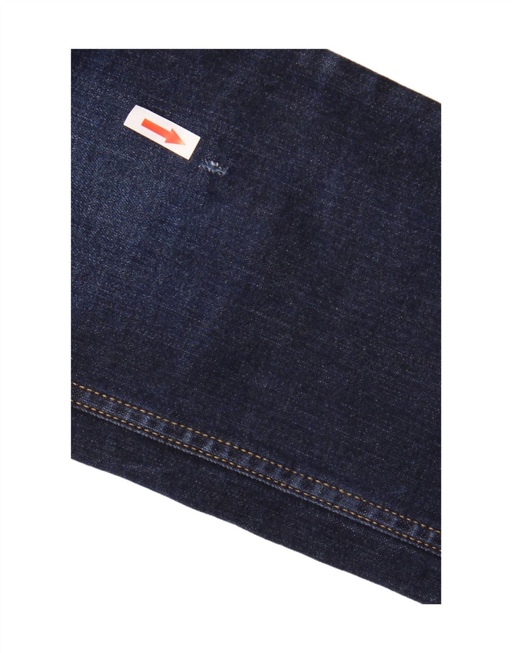 FAT FACE Womens Slim Jeans UK 14 Large W34 L29  Navy Blue Cotton