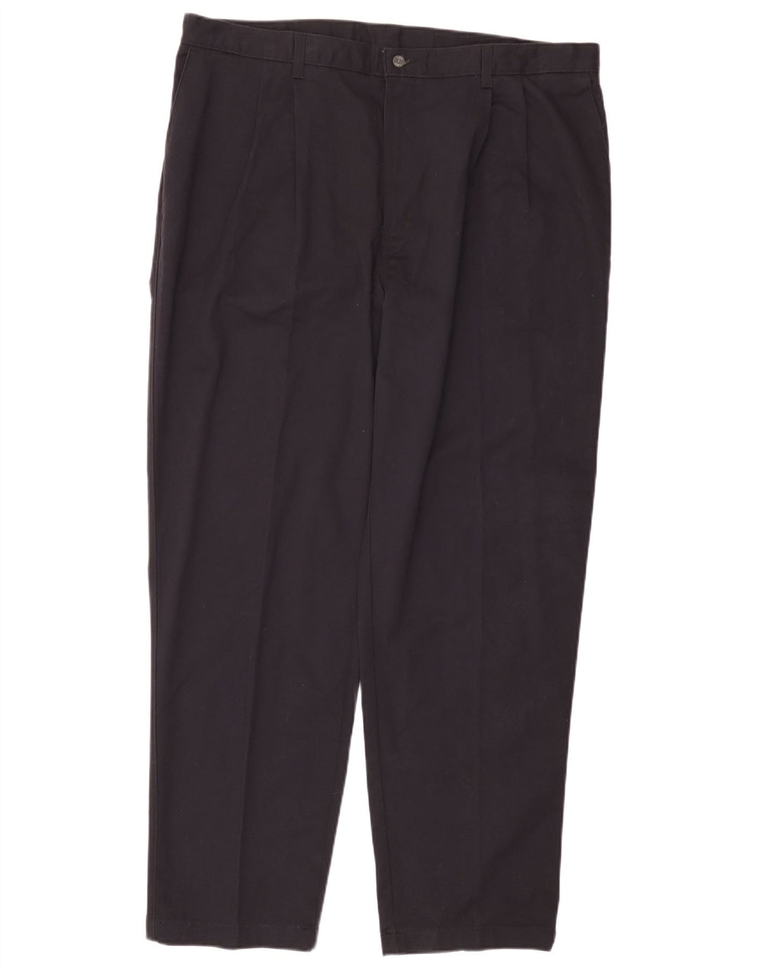 LEE Mens Pegged Chino Trousers W42 L32 Navy Blue Cotton